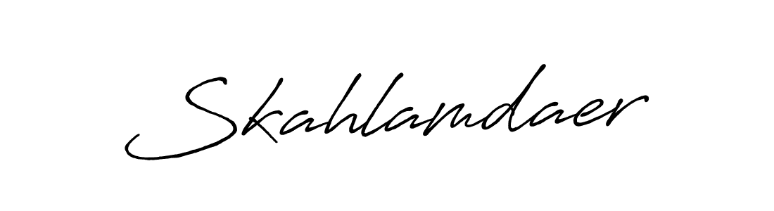 Also we have Skahlamdaer name is the best signature style. Create professional handwritten signature collection using Antro_Vectra_Bolder autograph style. Skahlamdaer signature style 7 images and pictures png