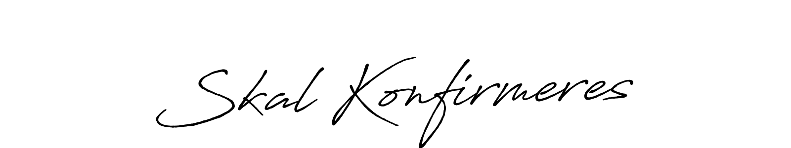 See photos of Skal Konfirmeres official signature by Spectra . Check more albums & portfolios. Read reviews & check more about Antro_Vectra_Bolder font. Skal Konfirmeres signature style 7 images and pictures png