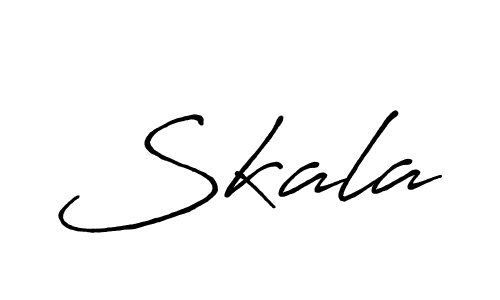 The best way (Antro_Vectra_Bolder) to make a short signature is to pick only two or three words in your name. The name Skala include a total of six letters. For converting this name. Skala signature style 7 images and pictures png