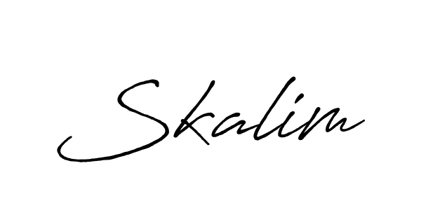 Once you've used our free online signature maker to create your best signature Antro_Vectra_Bolder style, it's time to enjoy all of the benefits that Skalim name signing documents. Skalim signature style 7 images and pictures png