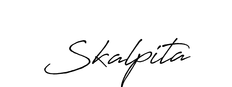 This is the best signature style for the Skalpita name. Also you like these signature font (Antro_Vectra_Bolder). Mix name signature. Skalpita signature style 7 images and pictures png
