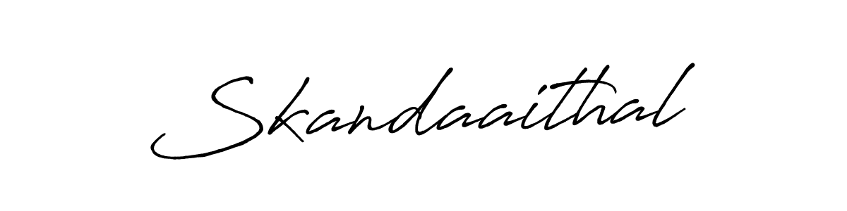 if you are searching for the best signature style for your name Skandaaithal. so please give up your signature search. here we have designed multiple signature styles  using Antro_Vectra_Bolder. Skandaaithal signature style 7 images and pictures png