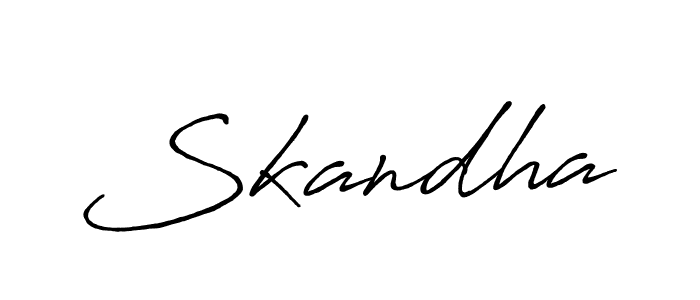 Also we have Skandha name is the best signature style. Create professional handwritten signature collection using Antro_Vectra_Bolder autograph style. Skandha signature style 7 images and pictures png