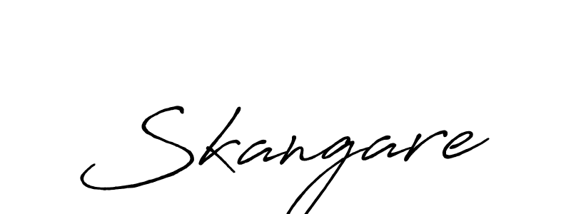 Also You can easily find your signature by using the search form. We will create Skangare name handwritten signature images for you free of cost using Antro_Vectra_Bolder sign style. Skangare signature style 7 images and pictures png