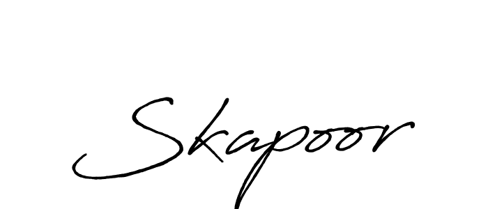 Make a beautiful signature design for name Skapoor. Use this online signature maker to create a handwritten signature for free. Skapoor signature style 7 images and pictures png
