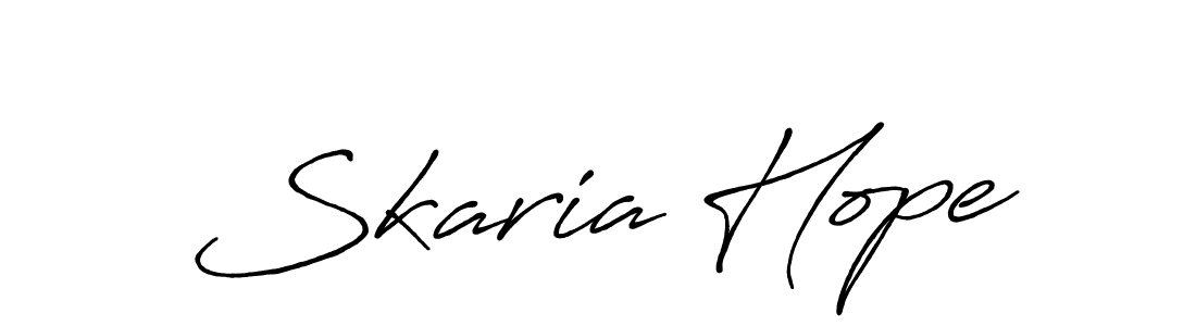 Also You can easily find your signature by using the search form. We will create Skaria Hope name handwritten signature images for you free of cost using Antro_Vectra_Bolder sign style. Skaria Hope signature style 7 images and pictures png