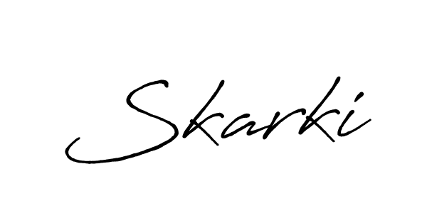 It looks lik you need a new signature style for name Skarki. Design unique handwritten (Antro_Vectra_Bolder) signature with our free signature maker in just a few clicks. Skarki signature style 7 images and pictures png