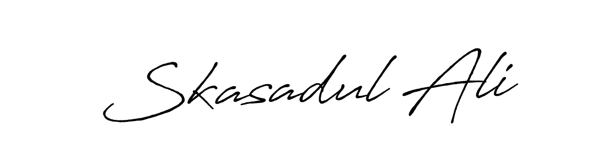 Also You can easily find your signature by using the search form. We will create Skasadul Ali name handwritten signature images for you free of cost using Antro_Vectra_Bolder sign style. Skasadul Ali signature style 7 images and pictures png