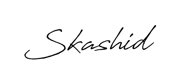 The best way (Antro_Vectra_Bolder) to make a short signature is to pick only two or three words in your name. The name Skashid include a total of six letters. For converting this name. Skashid signature style 7 images and pictures png