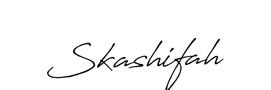 Also You can easily find your signature by using the search form. We will create Skashifah name handwritten signature images for you free of cost using Antro_Vectra_Bolder sign style. Skashifah signature style 7 images and pictures png