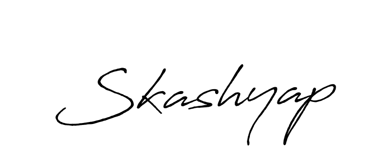 Skashyap stylish signature style. Best Handwritten Sign (Antro_Vectra_Bolder) for my name. Handwritten Signature Collection Ideas for my name Skashyap. Skashyap signature style 7 images and pictures png