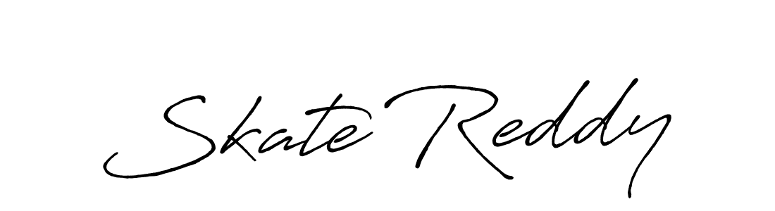 Use a signature maker to create a handwritten signature online. With this signature software, you can design (Antro_Vectra_Bolder) your own signature for name Skate Reddy. Skate Reddy signature style 7 images and pictures png