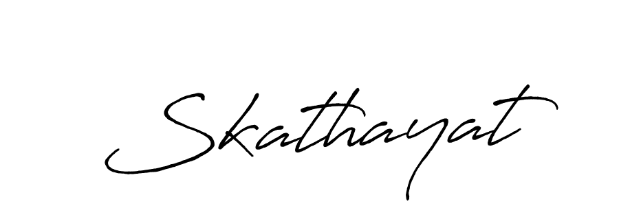 Once you've used our free online signature maker to create your best signature Antro_Vectra_Bolder style, it's time to enjoy all of the benefits that Skathayat name signing documents. Skathayat signature style 7 images and pictures png