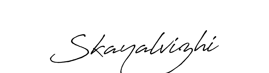 The best way (Antro_Vectra_Bolder) to make a short signature is to pick only two or three words in your name. The name Skayalvizhi include a total of six letters. For converting this name. Skayalvizhi signature style 7 images and pictures png