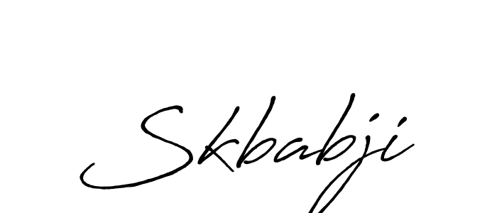 Antro_Vectra_Bolder is a professional signature style that is perfect for those who want to add a touch of class to their signature. It is also a great choice for those who want to make their signature more unique. Get Skbabji name to fancy signature for free. Skbabji signature style 7 images and pictures png