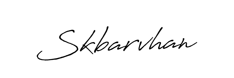Similarly Antro_Vectra_Bolder is the best handwritten signature design. Signature creator online .You can use it as an online autograph creator for name Skbarvhan. Skbarvhan signature style 7 images and pictures png