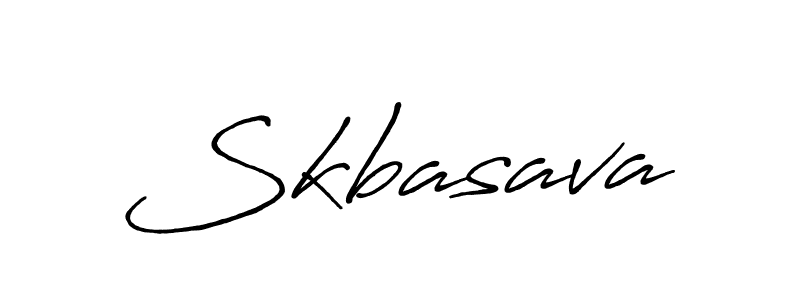 Design your own signature with our free online signature maker. With this signature software, you can create a handwritten (Antro_Vectra_Bolder) signature for name Skbasava. Skbasava signature style 7 images and pictures png