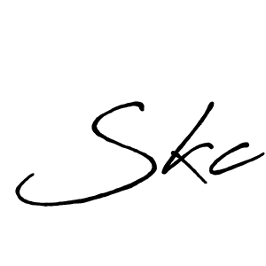 Best and Professional Signature Style for Skc. Antro_Vectra_Bolder Best Signature Style Collection. Skc signature style 7 images and pictures png