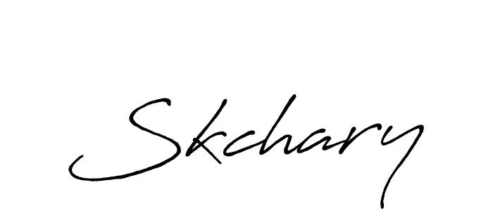 It looks lik you need a new signature style for name Skchary. Design unique handwritten (Antro_Vectra_Bolder) signature with our free signature maker in just a few clicks. Skchary signature style 7 images and pictures png