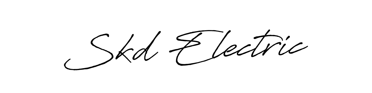 if you are searching for the best signature style for your name Skd Electric. so please give up your signature search. here we have designed multiple signature styles  using Antro_Vectra_Bolder. Skd Electric signature style 7 images and pictures png
