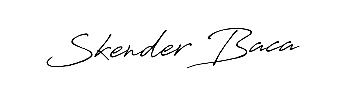 if you are searching for the best signature style for your name Skender Baca. so please give up your signature search. here we have designed multiple signature styles  using Antro_Vectra_Bolder. Skender Baca signature style 7 images and pictures png
