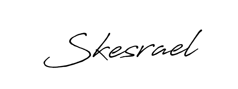 You should practise on your own different ways (Antro_Vectra_Bolder) to write your name (Skesrael) in signature. don't let someone else do it for you. Skesrael signature style 7 images and pictures png
