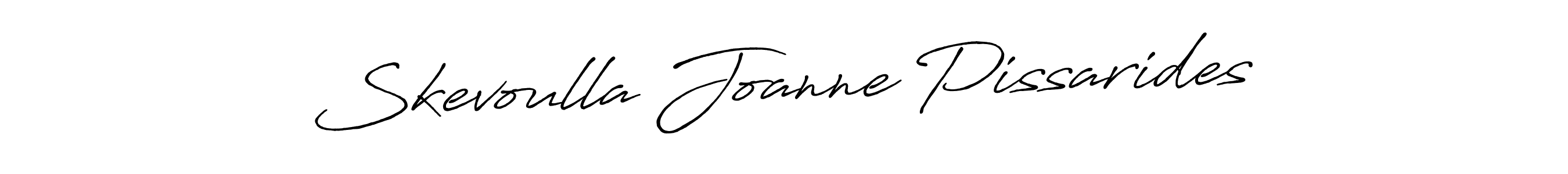 It looks lik you need a new signature style for name Skevoulla Joanne Pissarides. Design unique handwritten (Antro_Vectra_Bolder) signature with our free signature maker in just a few clicks. Skevoulla Joanne Pissarides signature style 7 images and pictures png