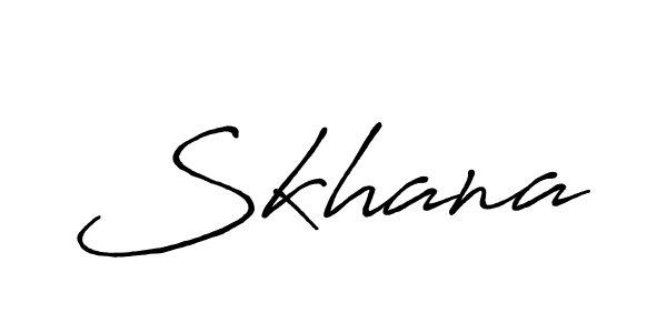 Also we have Skhana name is the best signature style. Create professional handwritten signature collection using Antro_Vectra_Bolder autograph style. Skhana signature style 7 images and pictures png