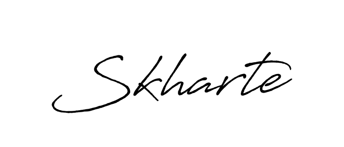 Best and Professional Signature Style for Skharte. Antro_Vectra_Bolder Best Signature Style Collection. Skharte signature style 7 images and pictures png