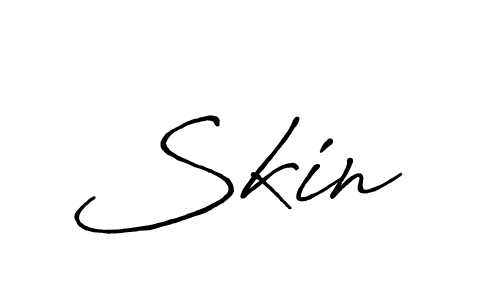 Make a beautiful signature design for name Skin . Use this online signature maker to create a handwritten signature for free. Skin  signature style 7 images and pictures png
