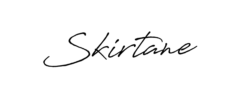 How to make Skirtane name signature. Use Antro_Vectra_Bolder style for creating short signs online. This is the latest handwritten sign. Skirtane signature style 7 images and pictures png