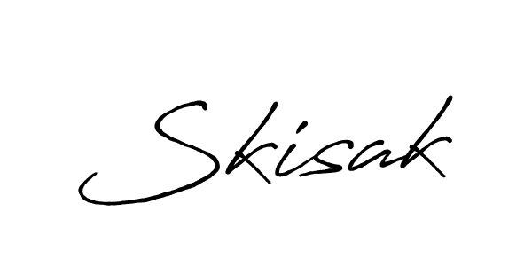 How to Draw Skisak signature style? Antro_Vectra_Bolder is a latest design signature styles for name Skisak. Skisak signature style 7 images and pictures png