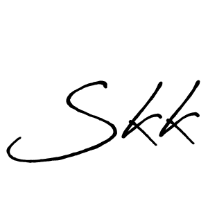 Make a beautiful signature design for name Skk. With this signature (Antro_Vectra_Bolder) style, you can create a handwritten signature for free. Skk signature style 7 images and pictures png