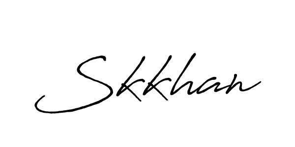 Also You can easily find your signature by using the search form. We will create Skkhan name handwritten signature images for you free of cost using Antro_Vectra_Bolder sign style. Skkhan signature style 7 images and pictures png