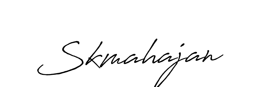 Also we have Skmahajan name is the best signature style. Create professional handwritten signature collection using Antro_Vectra_Bolder autograph style. Skmahajan signature style 7 images and pictures png