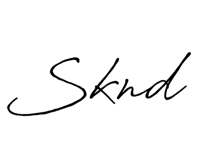 You should practise on your own different ways (Antro_Vectra_Bolder) to write your name (Sknd) in signature. don't let someone else do it for you. Sknd signature style 7 images and pictures png