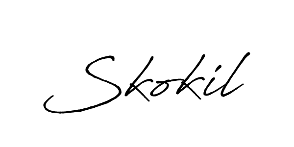 See photos of Skokil official signature by Spectra . Check more albums & portfolios. Read reviews & check more about Antro_Vectra_Bolder font. Skokil signature style 7 images and pictures png