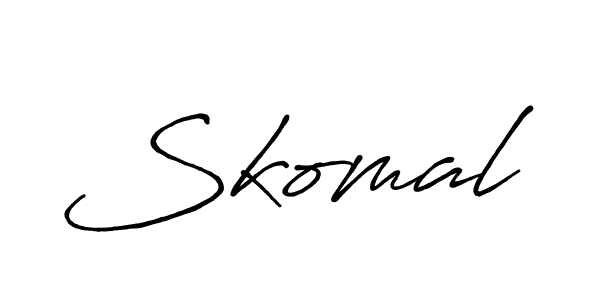 Make a beautiful signature design for name Skomal. Use this online signature maker to create a handwritten signature for free. Skomal signature style 7 images and pictures png