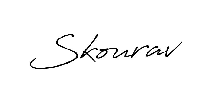 Also we have Skourav name is the best signature style. Create professional handwritten signature collection using Antro_Vectra_Bolder autograph style. Skourav signature style 7 images and pictures png