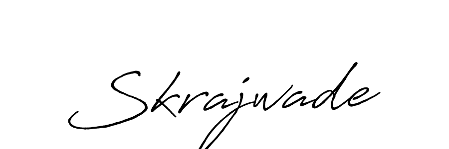 Here are the top 10 professional signature styles for the name Skrajwade. These are the best autograph styles you can use for your name. Skrajwade signature style 7 images and pictures png