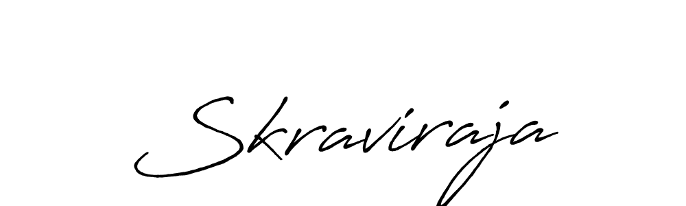 if you are searching for the best signature style for your name Skraviraja. so please give up your signature search. here we have designed multiple signature styles  using Antro_Vectra_Bolder. Skraviraja signature style 7 images and pictures png