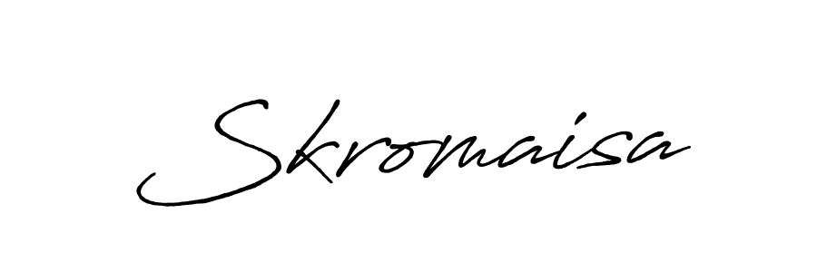 It looks lik you need a new signature style for name Skromaisa. Design unique handwritten (Antro_Vectra_Bolder) signature with our free signature maker in just a few clicks. Skromaisa signature style 7 images and pictures png