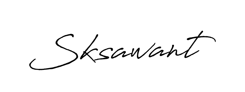 if you are searching for the best signature style for your name Sksawant. so please give up your signature search. here we have designed multiple signature styles  using Antro_Vectra_Bolder. Sksawant signature style 7 images and pictures png