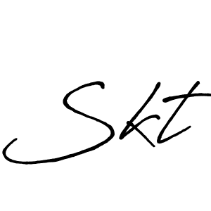 if you are searching for the best signature style for your name Skt. so please give up your signature search. here we have designed multiple signature styles  using Antro_Vectra_Bolder. Skt signature style 7 images and pictures png