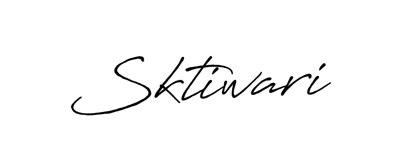 Use a signature maker to create a handwritten signature online. With this signature software, you can design (Antro_Vectra_Bolder) your own signature for name Sktiwari. Sktiwari signature style 7 images and pictures png