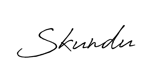 Similarly Antro_Vectra_Bolder is the best handwritten signature design. Signature creator online .You can use it as an online autograph creator for name Skundu. Skundu signature style 7 images and pictures png