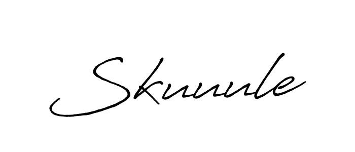 The best way (Antro_Vectra_Bolder) to make a short signature is to pick only two or three words in your name. The name Skuuule include a total of six letters. For converting this name. Skuuule signature style 7 images and pictures png