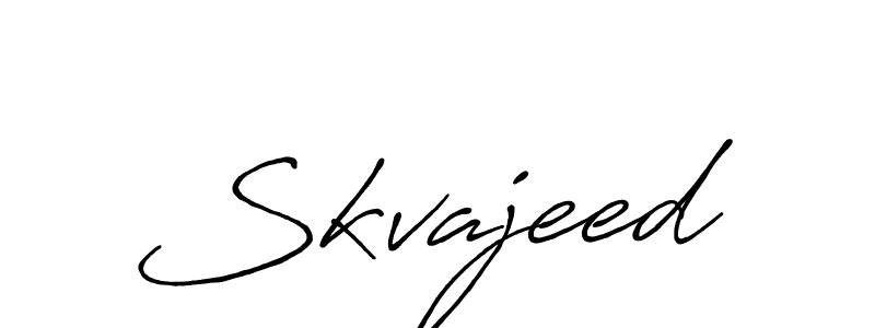 Create a beautiful signature design for name Skvajeed. With this signature (Antro_Vectra_Bolder) fonts, you can make a handwritten signature for free. Skvajeed signature style 7 images and pictures png