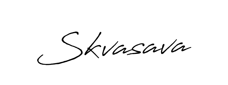 if you are searching for the best signature style for your name Skvasava. so please give up your signature search. here we have designed multiple signature styles  using Antro_Vectra_Bolder. Skvasava signature style 7 images and pictures png