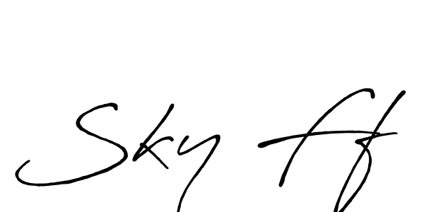 How to Draw Sky Ff signature style? Antro_Vectra_Bolder is a latest design signature styles for name Sky Ff. Sky Ff signature style 7 images and pictures png